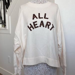 Old Navy Heart sweatshirt